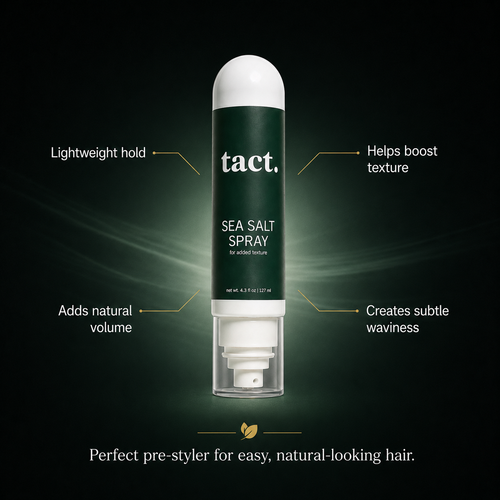 Sea Salt Spray | Natural Texture & Volume | Lightweight Hold | Beachy Hair Styling Spray for Men | No Crunch Finish | 4.3 fl oz
